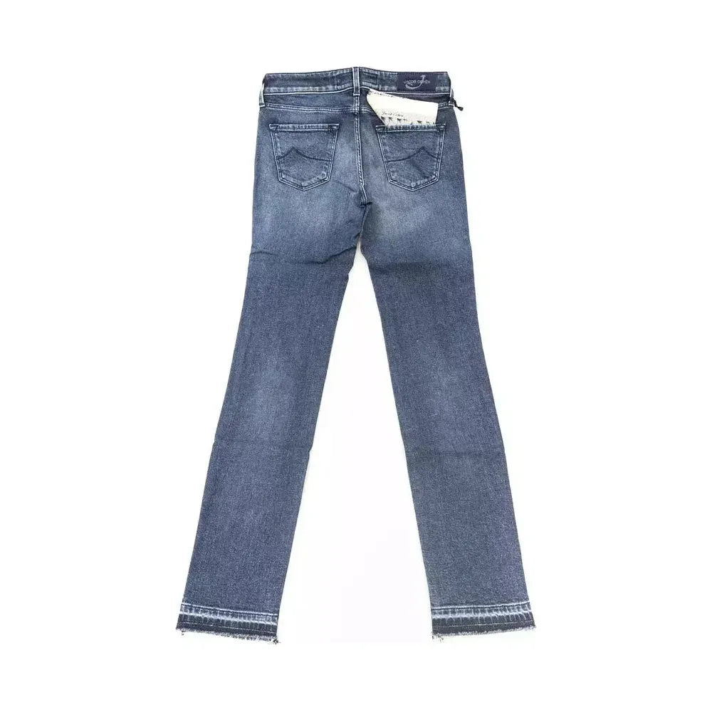 Jacob Cohen Blue Cotton Women's Slim Jeans