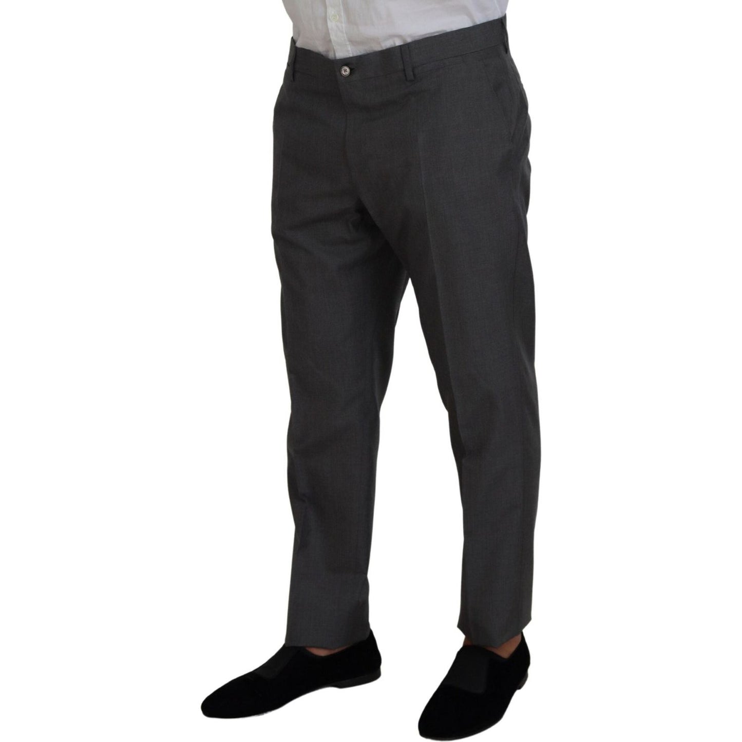Dolce & Gabbana Gray MARTINI 3 Piece Slim Fit Suit