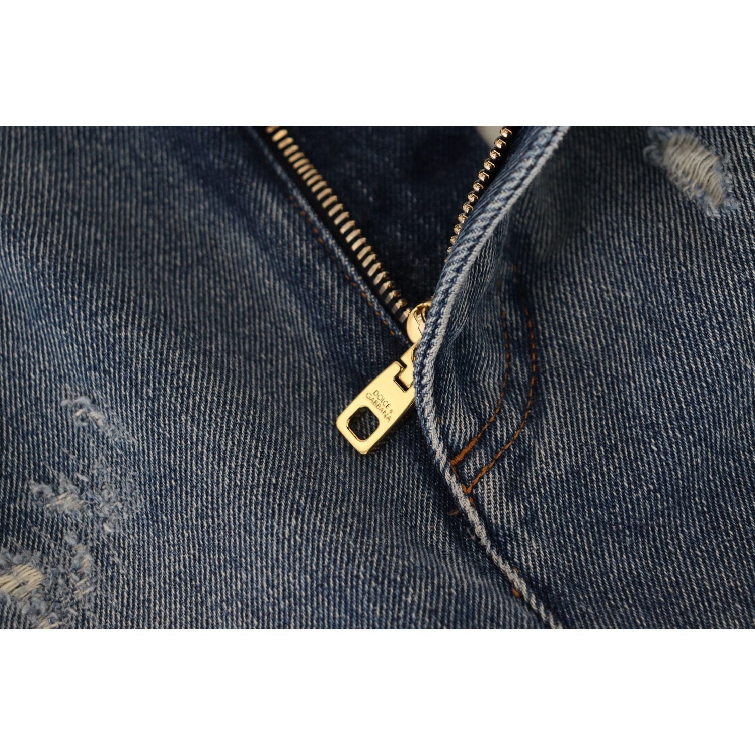 بنطلون جينز ضيق أنيق بخصر مرتفع من دولتشي آند غابانا