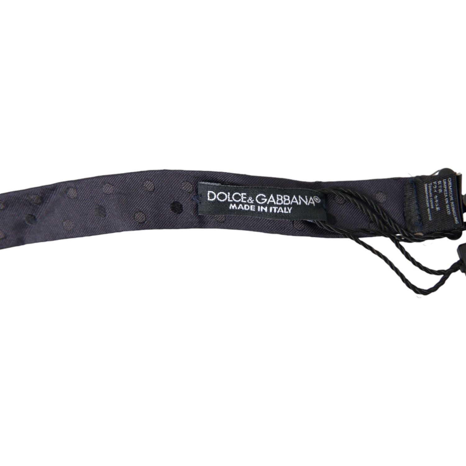 ربطة عنق من الحرير بتصميم أنيق من دولتشي آند غابانا