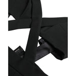Dolce & Gabbana Black Cut Out Sleeveless Bodycon Midi Dress DR28934-38