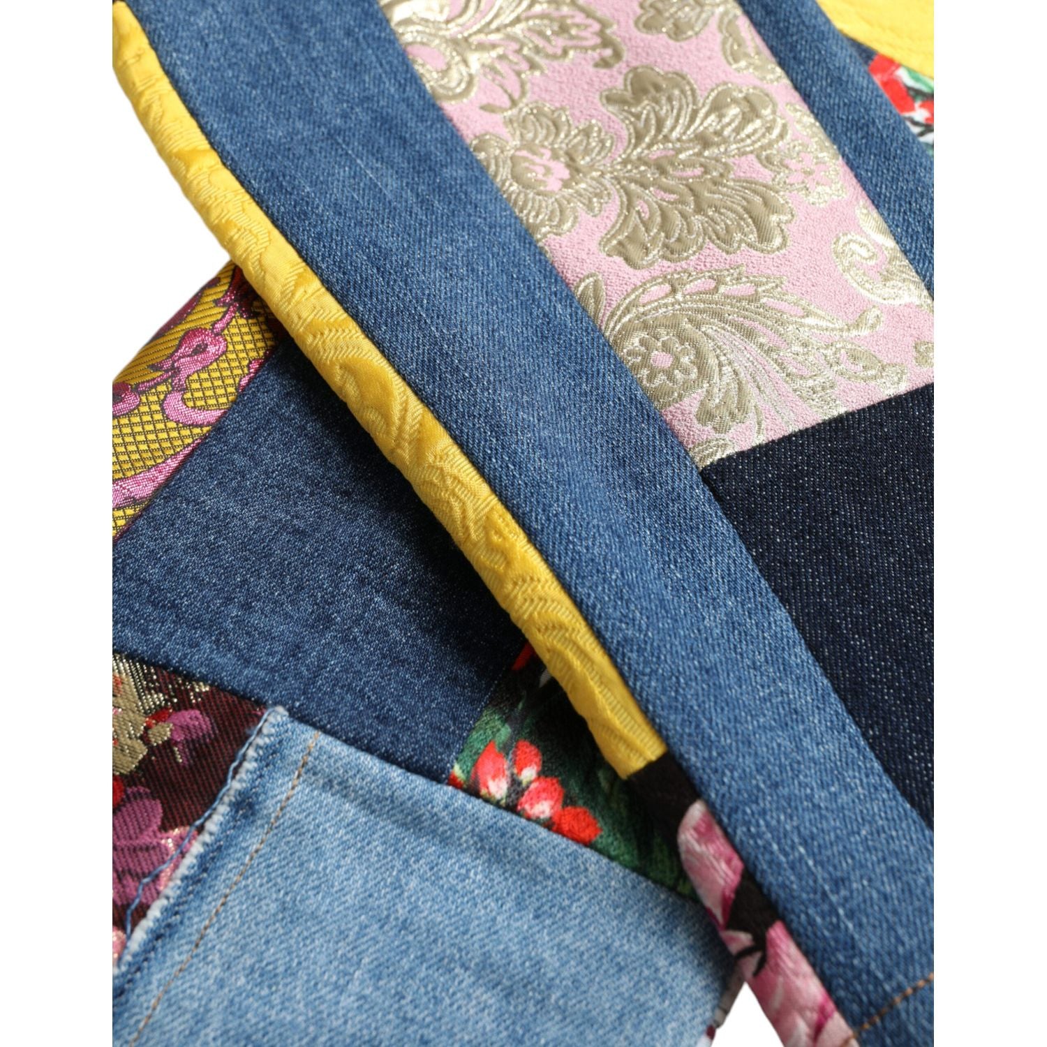بنطلون جينز ضيق من Dolce &amp; Gabbana Vibrant Patchwork