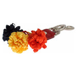 Dolce & Gabbana Multicolor Raffia Leather Clasp Finder Chain Keyring SIG18379