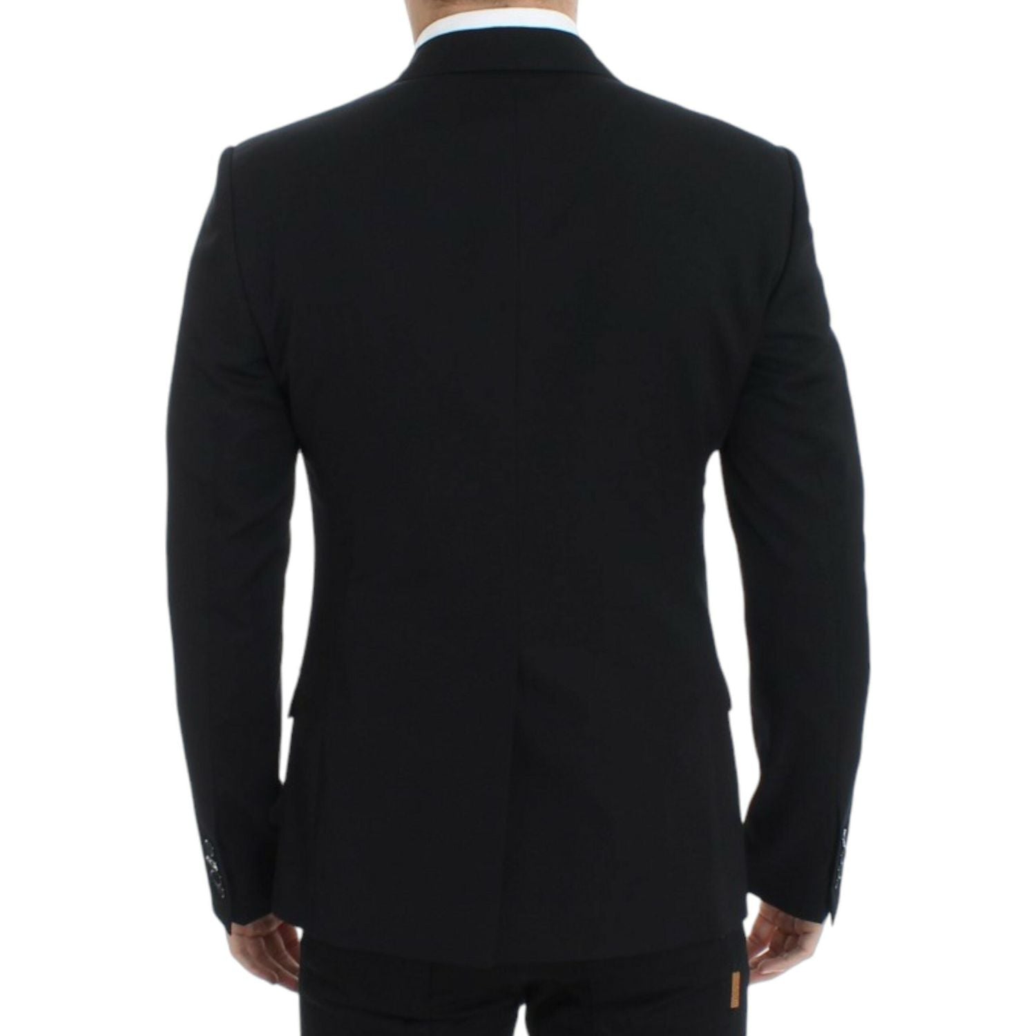 سترة صوفية أنيقة بقصّة Slim Fit باللون الأسود من Dolce &amp; Gabbana