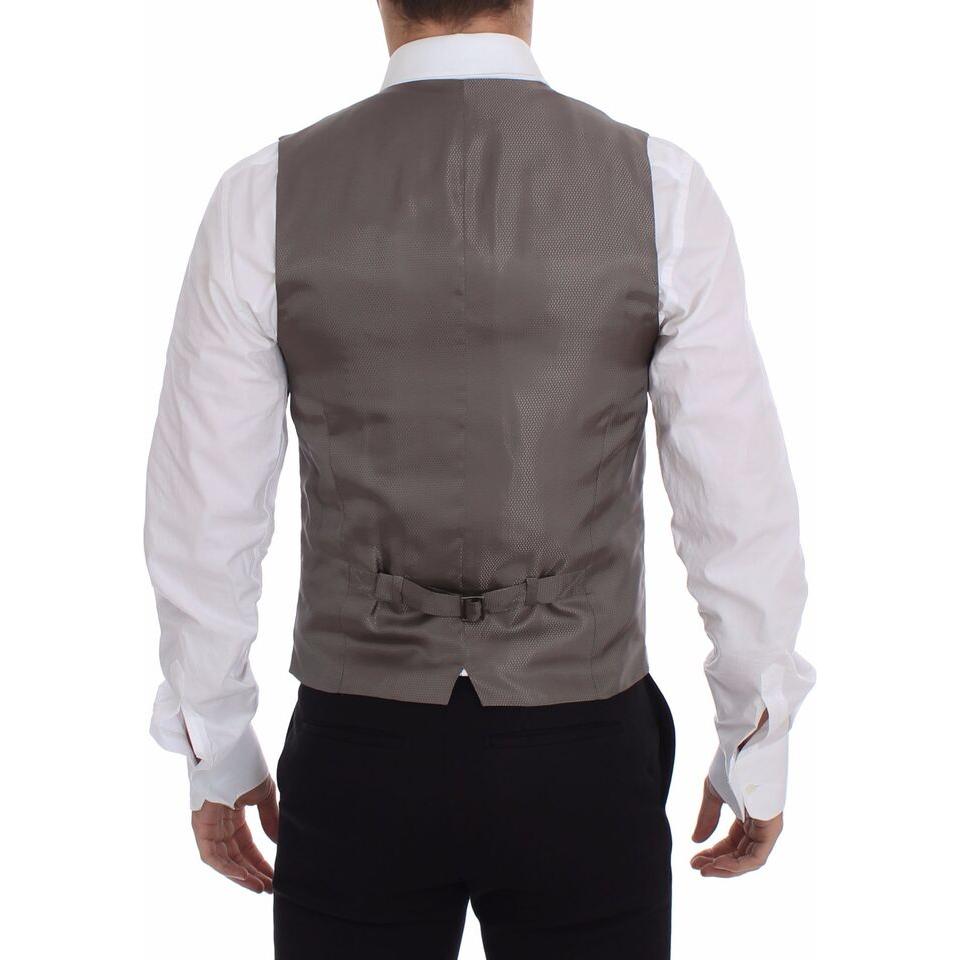 سترة أنيقة من القطن باللون البيج من دولتشي آند غابانا