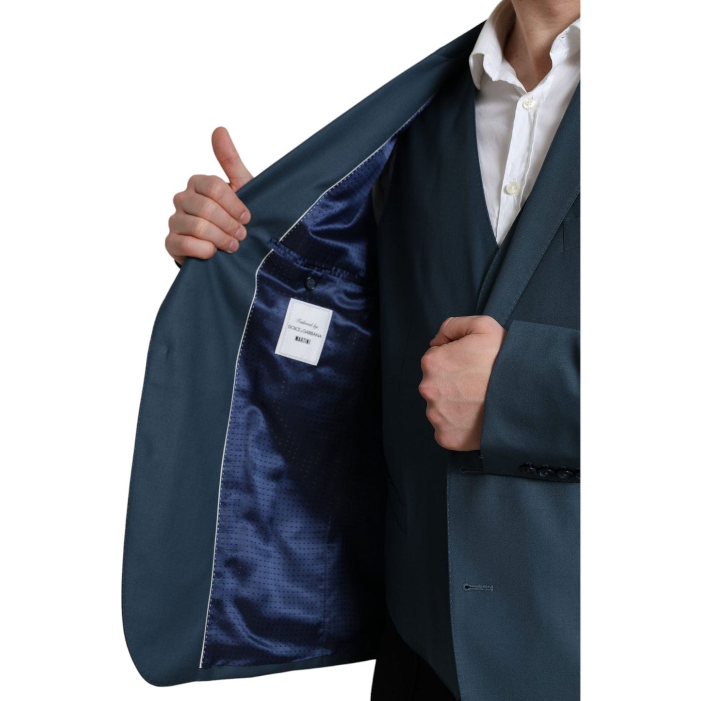 Dolce & Gabbana Green Single Breasted 2 Piece MARTINI Suit