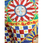 Dolce & Gabbana Multicolor Carretto Print Men Bermuda Shorts PAN74871-44