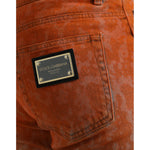 Dolce & Gabbana Multicolor Ombre Cotton Slim Fit Denim Jeans PAN75038-50