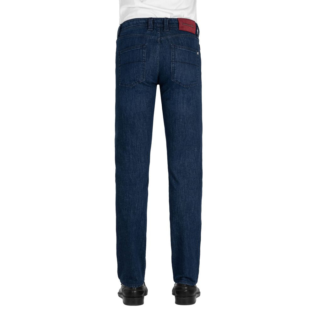 Tramarossa Blue Cotton Men Jeans