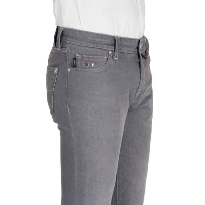 Tramarossa Gray Cotton Jeans Denim