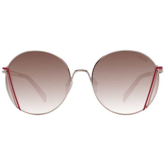 Emilio Pucci Rose Gold Women Sunglasses Emilio Pucci Rosy Brown