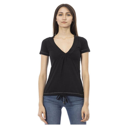 Trussardi Action Black Cotton Women T-Shirt