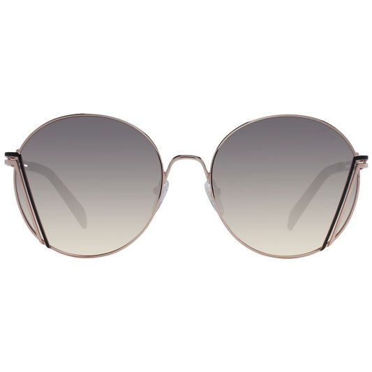 Emilio Pucci Rose Gold Women Sunglasses Emilio Pucci Dark Gray
