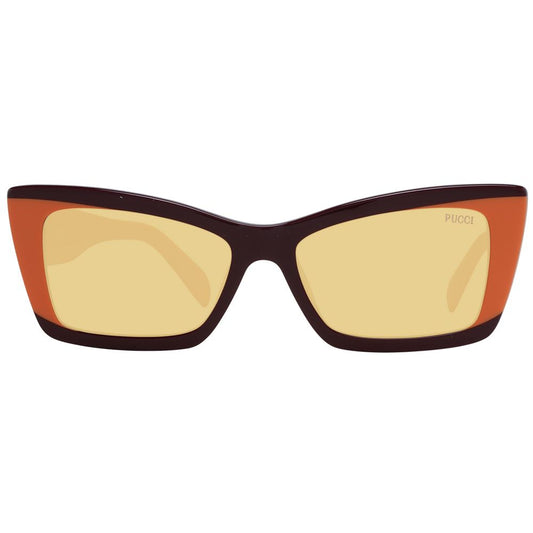 Emilio Pucci Multicolor Women Sunglasses Emilio Pucci Saddle Brown