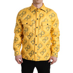 Dolce & Gabbana Elegant Yellow Padded Blouson Jacket 1728,67345645728,Clothing,Dolce & Gabbana,IT48 | M,Jackets - Men - Clothing,Material: 100% Nylon,Men,Men - Clothing,New with tags,Yellow Dolce & Gabbana JKT4001-48