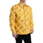 Dolce & Gabbana Elegant Yellow Padded Blouson Jacket 1728,67345645728,Clothing,Dolce & Gabbana,IT48 | M,Jackets - Men - Clothing,Material: 100% Nylon,Men,Men - Clothing,New with tags,Yellow Dolce & Gabbana JKT4001-48