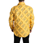 Dolce & Gabbana Elegant Yellow Padded Blouson Jacket 1728,67345645728,Clothing,Dolce & Gabbana,IT48 | M,Jackets - Men - Clothing,Material: 100% Nylon,Men,Men - Clothing,New with tags,Yellow Dolce & Gabbana JKT4001-48