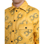 Dolce & Gabbana Elegant Yellow Padded Blouson Jacket 1728,67345645728,Clothing,Dolce & Gabbana,IT48 | M,Jackets - Men - Clothing,Material: 100% Nylon,Men,Men - Clothing,New with tags,Yellow Dolce & Gabbana JKT4001-48