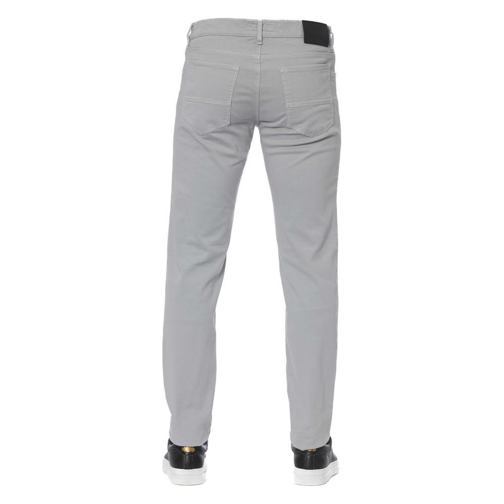 Trussardi Jeans Gray Cotton Jeans Denim