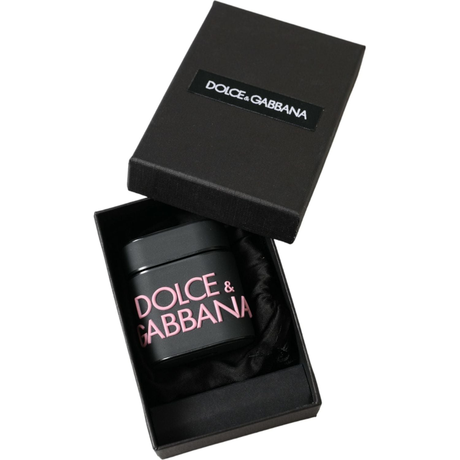 حافظة Airpods جلدية أنيقة ثنائية اللون من Dolce &amp; Gabbana