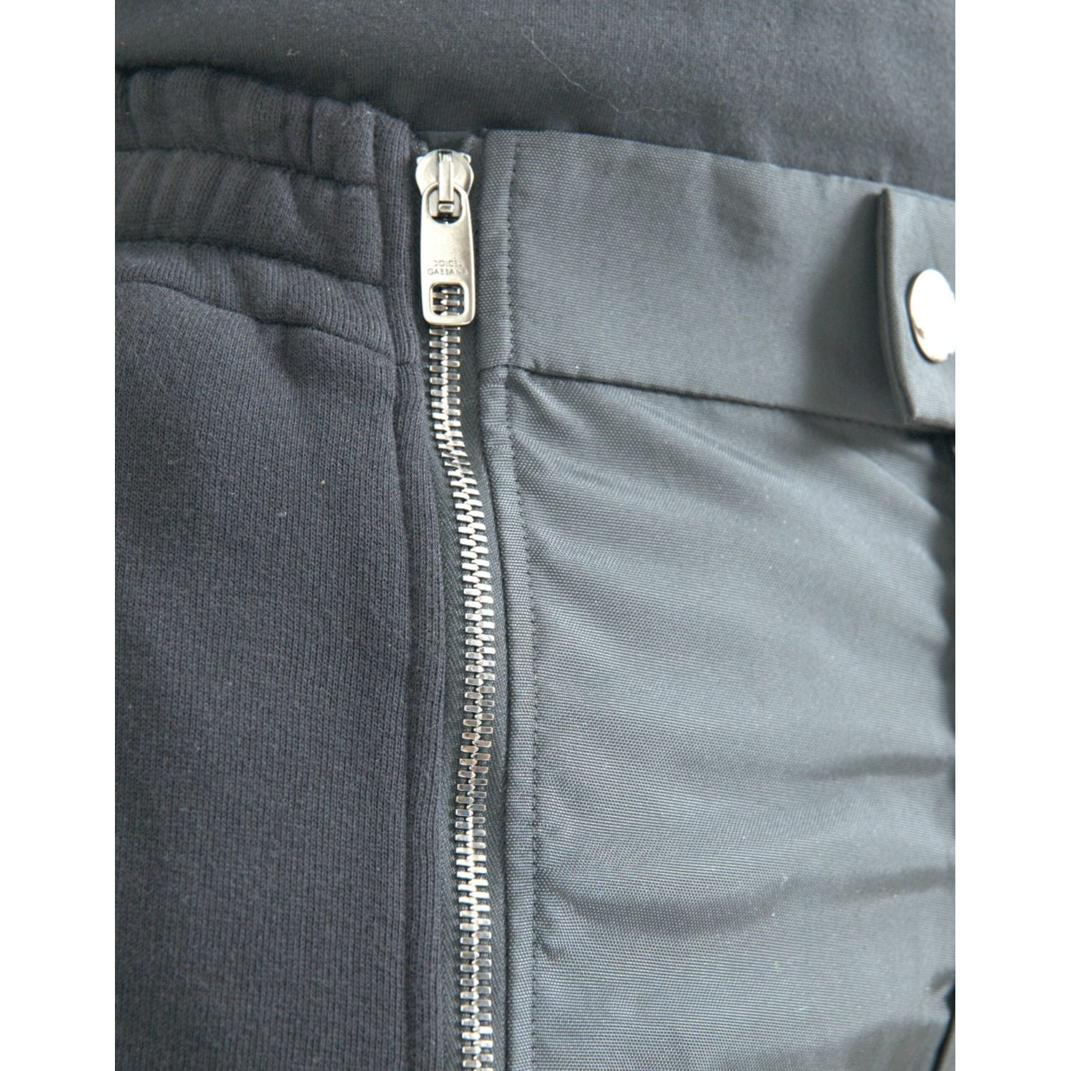 بنطلون ضيق من مزيج القطن باللون الأسود من دولتشي آند غابانا