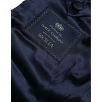 Dolce & Gabbana Gold SICILIA Jacquard Single Breasted Coat Blazer JKT4016-48