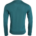 Dolce & Gabbana Dark Green Silk Crew Neck Pullover Sweater TSH84552-46
