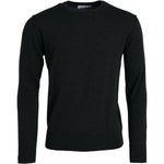Dolce & Gabbana Dark Gray Wool Crew Neck Pullover Sweater TSH84673-52