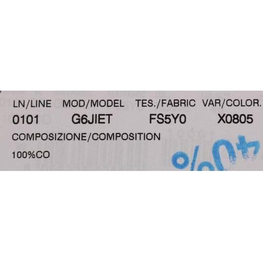 شورت قصير من القطن المخطط باللون البوردو من دولتشي آند غابانا يصل إلى الركبة