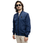 Refrigiwear Elevated Casual Blue Bomber Jacket RE-12591-S