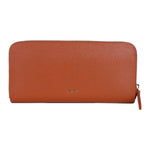 Ungaro Elegant Leather Zippered Wallet Ungaro Sienna