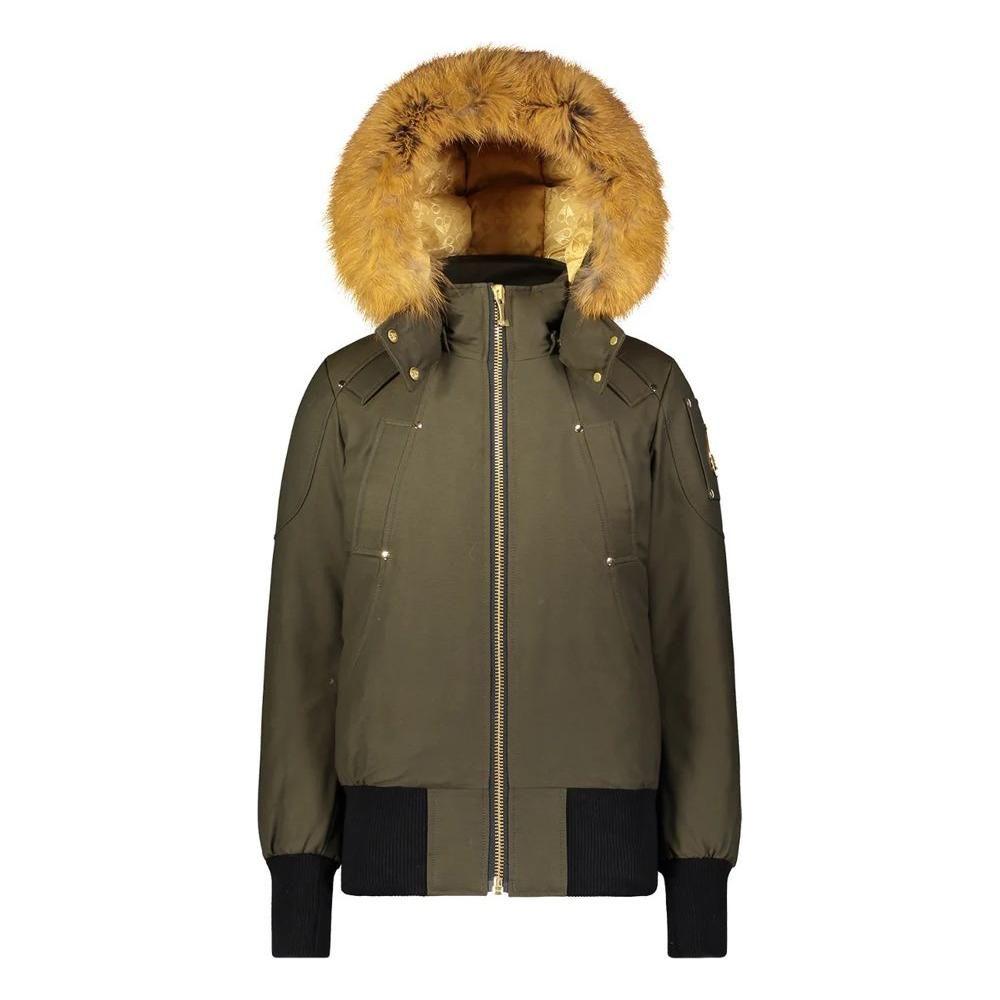 سترة Moose Knuckles Exquisite Army Gold Debbie Bomber