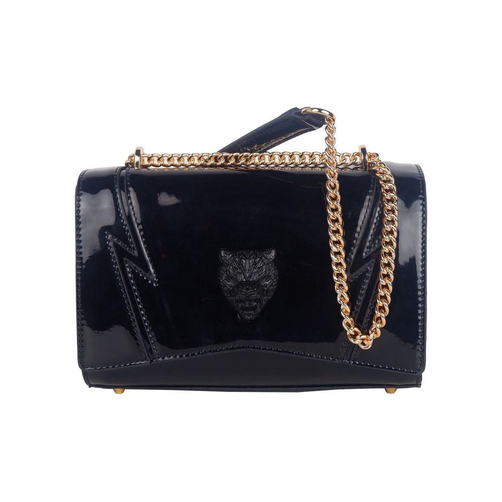حقيبة كتف Plein Sport Chic Patent Effect Chain