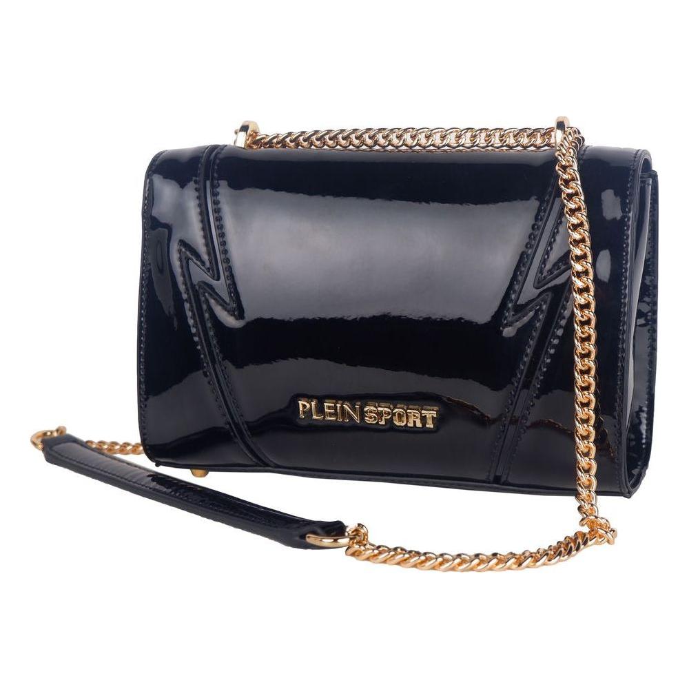 حقيبة كتف Plein Sport Chic Patent Effect Chain