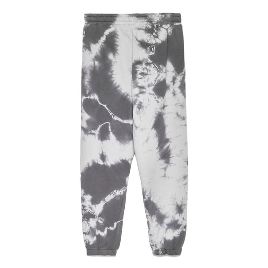 Hinnominate Chic Stone Print Stretch Cotton Trousers Hinnominate Light Gray