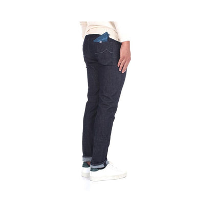 Jacob Cohen Blue Cotton Jeans Denim