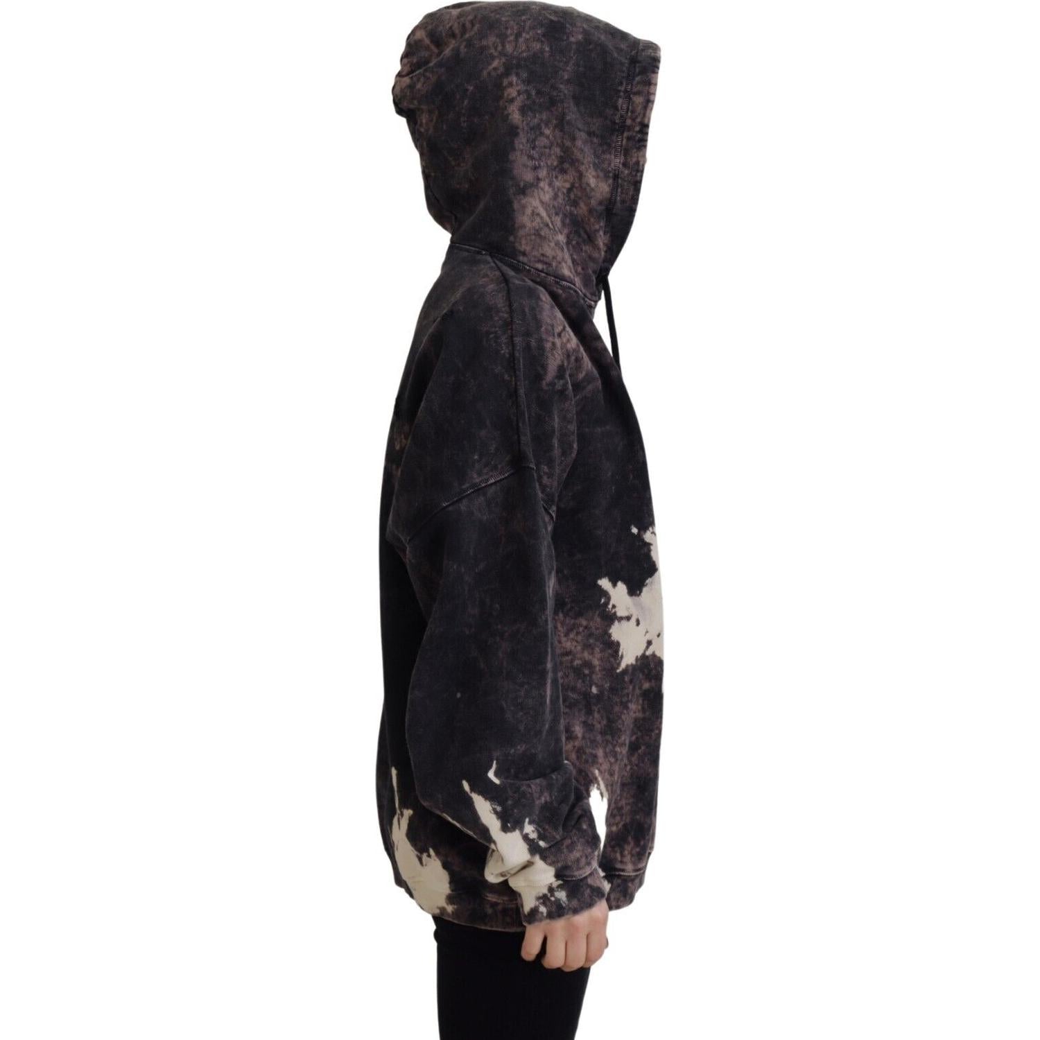 سويت شيرت بغطاء رأس من القطن متعدد الألوان من Dsquared²