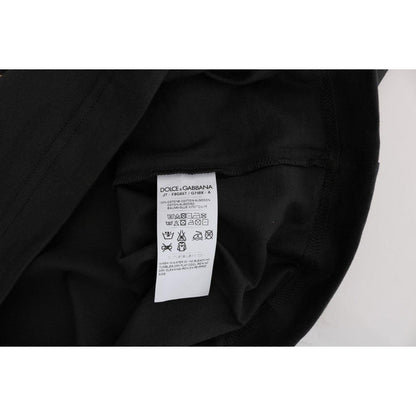 Dolce & Gabbana Gray Cotton 2017 Motive T-Shirt