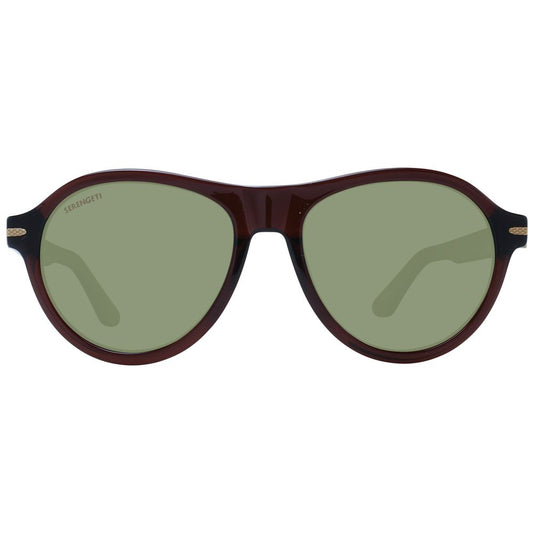 Serengeti Brown Men Sunglasses Serengeti Light Slate Gray