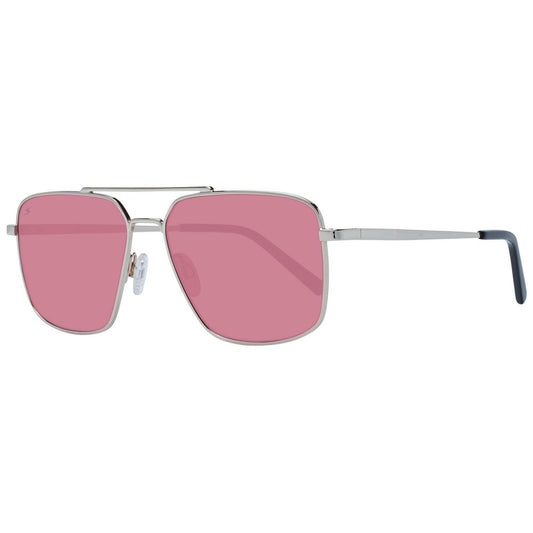 Serengeti Silver Men Sunglasses Serengeti Rosy Brown