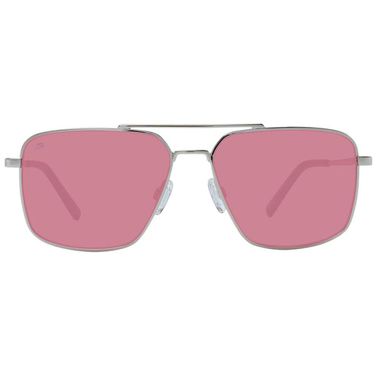 Serengeti Silver Men Sunglasses Serengeti Rosy Brown