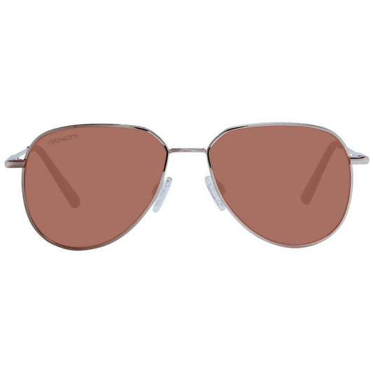 Serengeti Rose Gold Unisex Sunglasses Serengeti Dim Gray