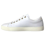 Dolce & Gabbana White Portofino Sacred Heart Sneakers Women Shoes Dolce & Gabbana Light Gray