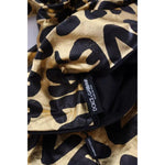 Dolce & Gabbana Gold Logo Print Turtleneck Pullover Sweater Dolce & Gabbana Tan