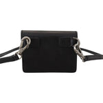 Dolce & Gabbana Black Leather Bifold Shoulder Sling Women Wallet BAG1061