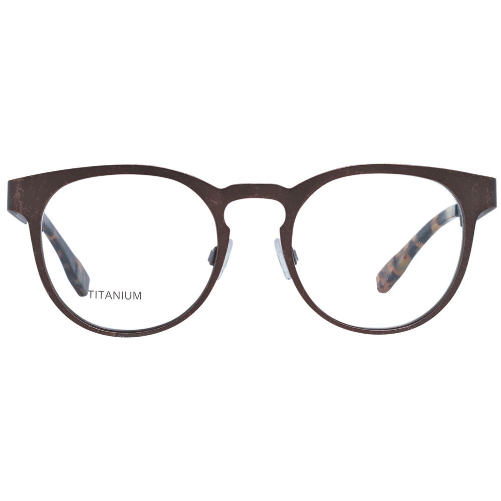 Ermenegildo Zegna Bronze Men Glasses Frame