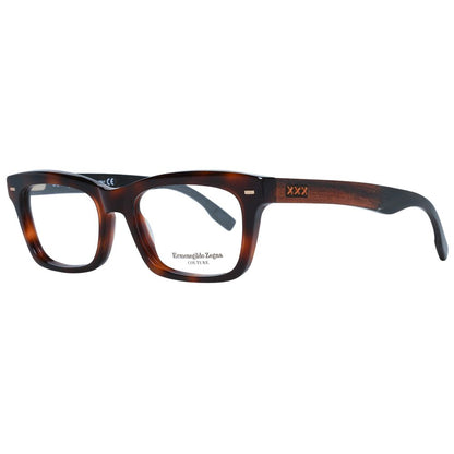 Ermenegildo Zegna Brown Men Glasses Frame
