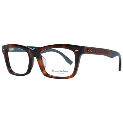 Ermenegildo Zegna Brown Men Glasses Frame