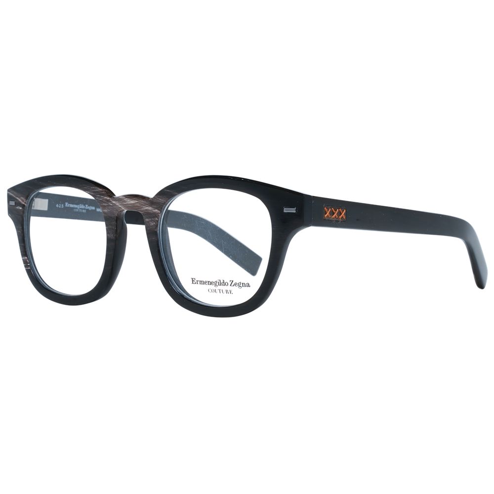 Ermenegildo Zegna Black Horn Glasses (Frames)