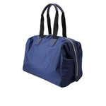Dolce & Gabbana Blue Nylon Calfskin Hand Shoulder Duffel Bag BAG1484